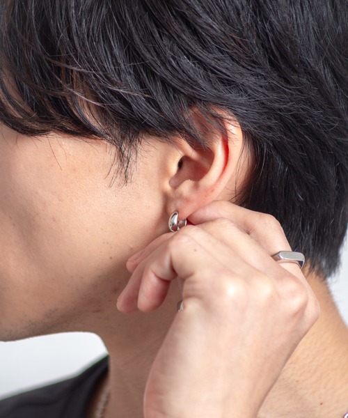 TOMWOOD/トムウッド】Ice Huggie シルバー ピアス ユニセックス
