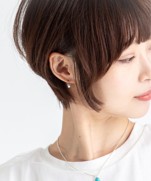 TOM WOOD（トムウッド）の「【TOMWOOD/トムウッド】Ice Huggie シルバー ピアス　ユニセックス（ピアス（両耳用）・レディース・シルバー・FREE）」の10枚目の写真