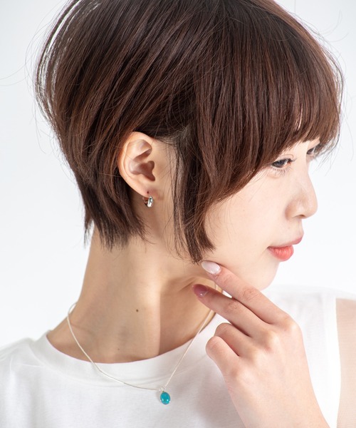 TOM WOOD（トムウッド）の「【TOMWOOD/トムウッド】Ice Huggie シルバー ピアス　ユニセックス（ピアス（両耳用）・レディース・シルバー・FREE）」の11枚目の写真