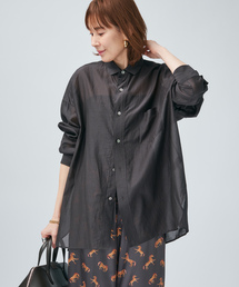 TICCA | TICCA ティッカ コットンシルクスクエアビッグシャツ uni 0261401113(シャツ/ブラウス)