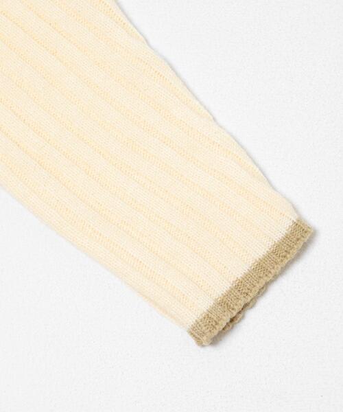 URBAN RESEARCH Sonny Label(アーバンリサーチサニーレーベル)の「ワイドリブ切替えニット(ニット/セーター・レディース・ピンク/オフホワイト/グレー/ブルー・FREE)」の13枚目の写真