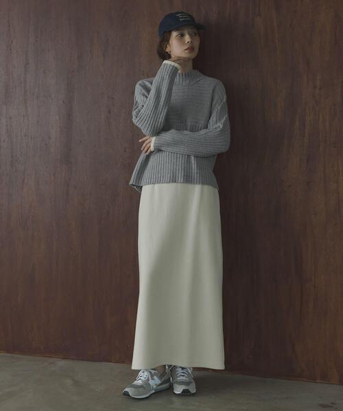 URBAN RESEARCH Sonny Label(アーバンリサーチサニーレーベル)の「ワイドリブ切替えニット(ニット/セーター・レディース・ピンク/オフホワイト/グレー/ブルー・FREE)」の18枚目の写真