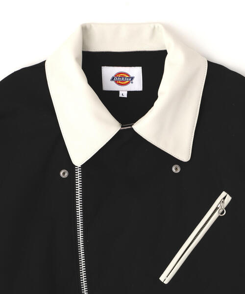 Schott×DICKIES/ショット×ディッキーズ/LEATHER COMB. DOUBLE RIDERS