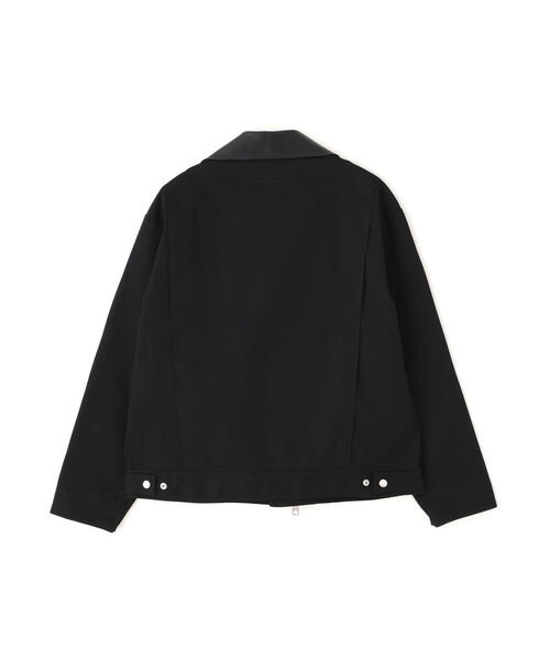 schott(ショット)の「Schott×DICKIES/ショット×ディッキーズ/LEATHER COMB. DOUBLE RIDERS/レザーコンビ ダブルライダース(ブルゾン・メンズ・ブラック系その他/ブラック・M/L/XL)」の14枚目の写真