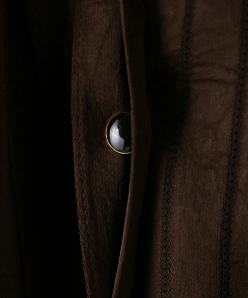 JOURNAL STANDARD(ジャーナルスタンダード)の「【ARCHIVE STANCE/アーカイブスタンス】Satin Stripe Dolman Shirt(シャツ/ブラウス・レディース・ブラウン/ブラック・FREE)」の15枚目の写真