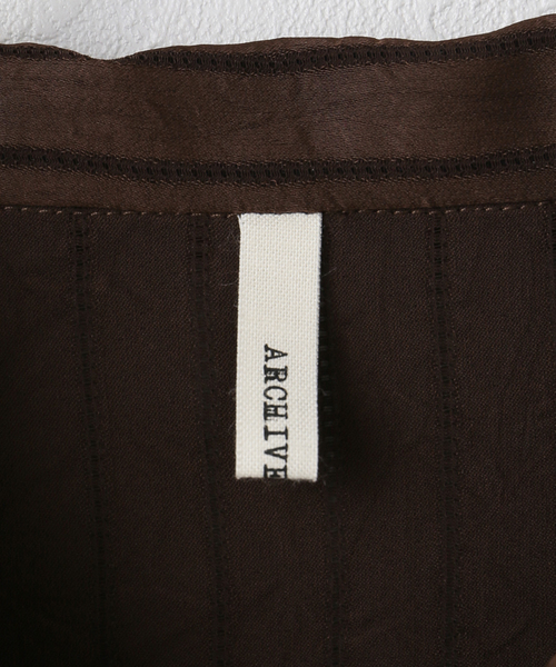 JOURNAL STANDARD(ジャーナルスタンダード)の「【ARCHIVE STANCE/アーカイブスタンス】Satin Stripe Dolman Shirt(シャツ/ブラウス・レディース・ブラウン/ブラック・FREE)」の17枚目の写真