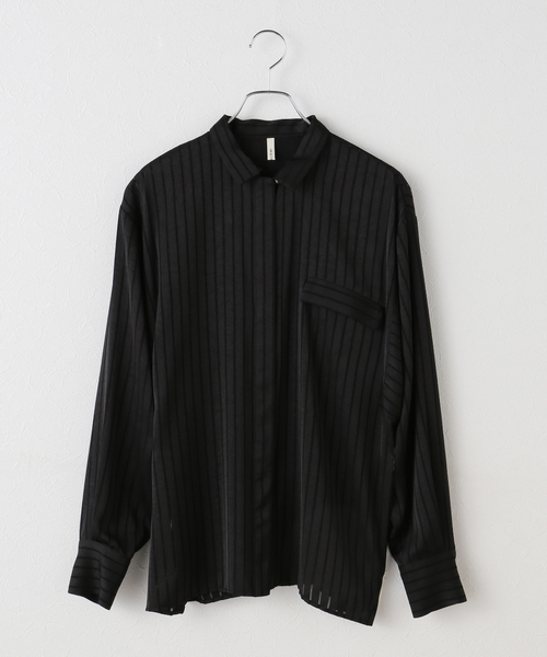 JOURNAL STANDARD(ジャーナルスタンダード)の「【ARCHIVE STANCE/アーカイブスタンス】Satin Stripe Dolman Shirt(シャツ/ブラウス・レディース・ブラウン/ブラック・FREE)」の20枚目の写真