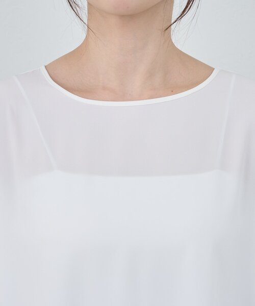 SHENERY(シーナリー)の「サイドスリットブラウス(シャツ/ブラウス・レディース・ブラック/オフホワイト・FREE)」の16枚目の写真