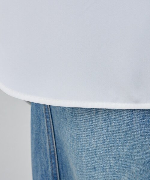 SHENERY(シーナリー)の「サイドスリットブラウス(シャツ/ブラウス・レディース・ブラック/オフホワイト・FREE)」の19枚目の写真