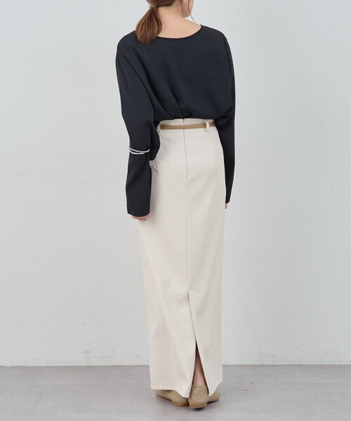 SHENERY(シーナリー)の「サイドスリットブラウス(シャツ/ブラウス・レディース・ブラック/オフホワイト・FREE)」の21枚目の写真