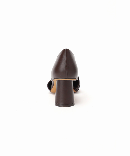 GRISE（グリーズ）の「GRISE6cmレザースクエアツイストパンプス（パンプス・レディース・シルバー/ブラウン/ベージュ・25cm/24.5cm/24cm/23.5cm/23cm/22.5cm/22cm）」の12枚目の写真