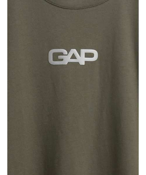 GAP(ギャップ)の「リラックスフィット GAPロゴ クロップドTシャツ(Tシャツ/カットソー・メンズ・ブラック/ブルー/クリーム/カーキ・S/XS/M/L/XL)」の19枚目の写真