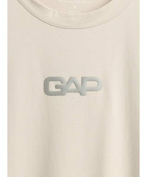 GAP(ギャップ)の「リラックスフィット GAPロゴ クロップドTシャツ(Tシャツ/カットソー・メンズ・ブラック/ブルー/クリーム/カーキ・S/XS/M/L/XL)」の21枚目の写真