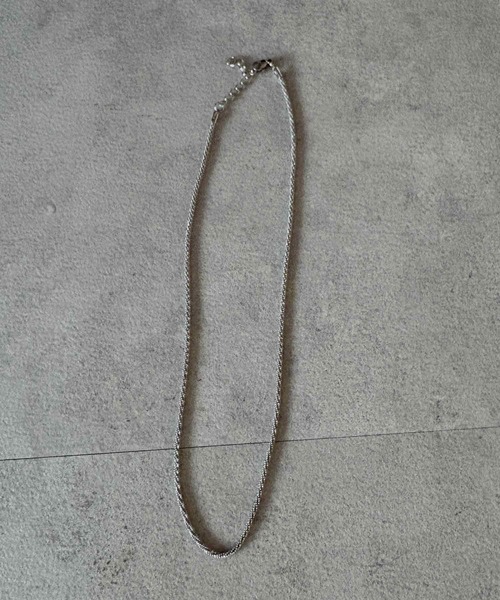 kutir（クティール）の「kutirlune／【ユニセックス】スネークチェーンネックレス（ネックレス・メンズ・シルバー・FREE）」の2枚目の写真