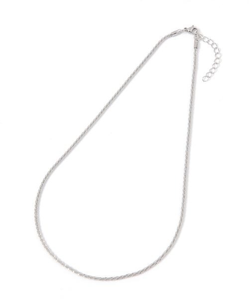 kutir（クティール）の「kutirlune／【ユニセックス】スネークチェーンネックレス（ネックレス・メンズ・シルバー・FREE）」の3枚目の写真