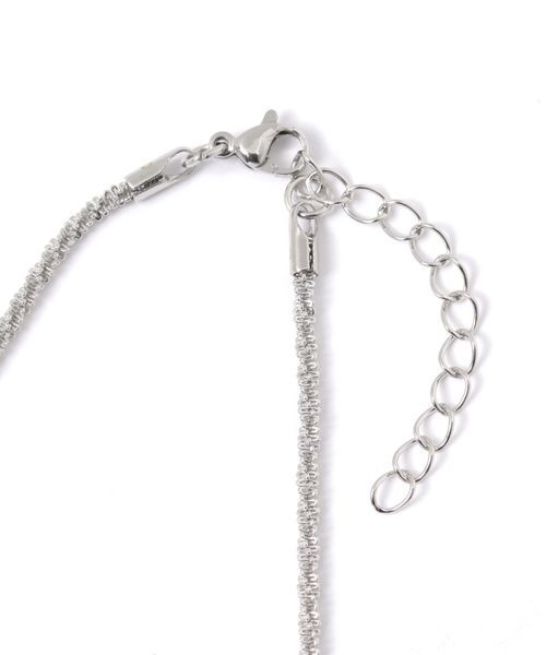 kutir（クティール）の「kutirlune／【ユニセックス】スネークチェーンネックレス（ネックレス・メンズ・シルバー・FREE）」の4枚目の写真
