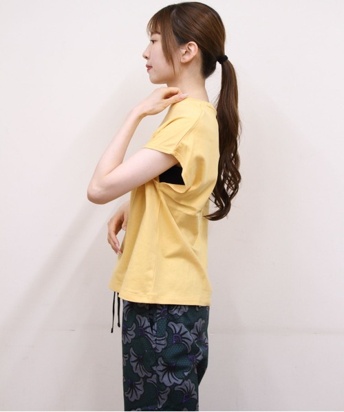 DANTON（ダントン）の「DANTON/ダントン　ドルマンショートスリーブTEE　DOLMAN SHORT SLEEVE TEE　DT-C0403 CJJ（Tシャツ/カットソー・レディース・ネイビー/オレンジ/チャコールグレー/ホワイト・M）」の19枚目の写真