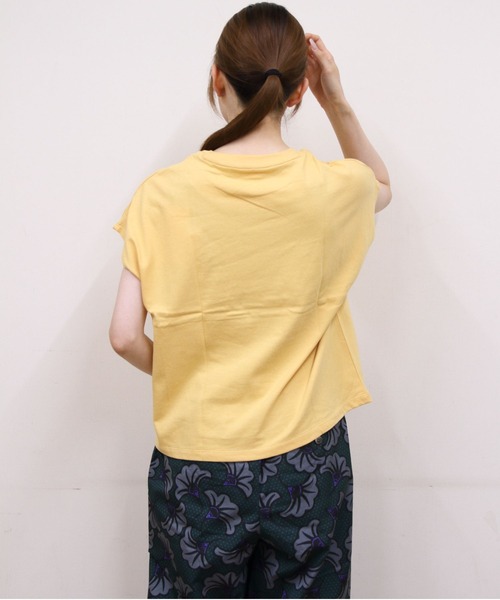DANTON（ダントン）の「DANTON/ダントン　ドルマンショートスリーブTEE　DOLMAN SHORT SLEEVE TEE　DT-C0403 CJJ（Tシャツ/カットソー・レディース・ネイビー/オレンジ/チャコールグレー/ホワイト・M）」の20枚目の写真