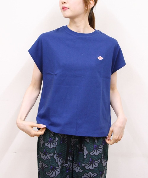 DANTON（ダントン）の「DANTON/ダントン　ドルマンショートスリーブTEE　DOLMAN SHORT SLEEVE TEE　DT-C0403 CJJ（Tシャツ/カットソー・レディース・ネイビー/オレンジ/チャコールグレー/ホワイト・M）」の14枚目の写真