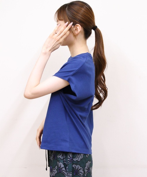 DANTON（ダントン）の「DANTON/ダントン　ドルマンショートスリーブTEE　DOLMAN SHORT SLEEVE TEE　DT-C0403 CJJ（Tシャツ/カットソー・レディース・ネイビー/オレンジ/チャコールグレー/ホワイト・M）」の15枚目の写真