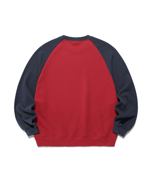 ISTKUNST(イストクンスト)の「CAN RAGLAN SWEATSHIRTS_RED(IK2EFMM448A)(スウェット・レディース・レッド・S/M/L)」の3枚目の写真
