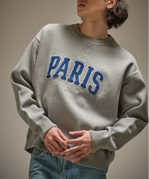 PARIS SAINT-GERMAIN（パリサンジェルマン）の「【Paris Saint-Germain 】JP ChenilleSweat From Paris With Love（ニット/セーター・メンズ・ネイビー/グレー・X-LARGE/LARGE/MEDIUM）」の8枚目の写真