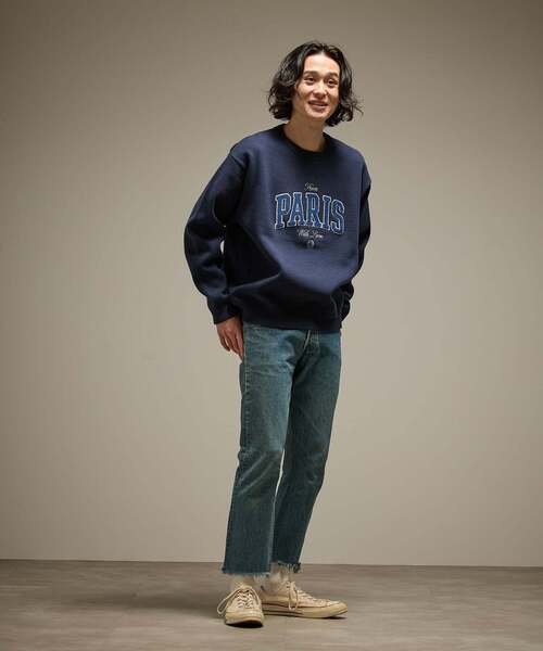 PARIS SAINT-GERMAIN（パリサンジェルマン）の「【Paris Saint-Germain 】JP ChenilleSweat From Paris With Love（ニット/セーター・メンズ・ネイビー/グレー・X-LARGE/LARGE/MEDIUM）」の15枚目の写真