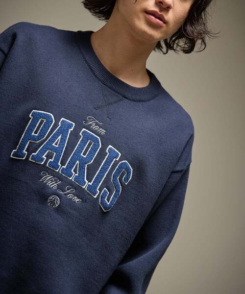 PARIS SAINT-GERMAIN（パリサンジェルマン）の「【Paris Saint-Germain 】JP ChenilleSweat From Paris With Love（ニット/セーター・メンズ・ネイビー/グレー・X-LARGE/LARGE/MEDIUM）」の22枚目の写真