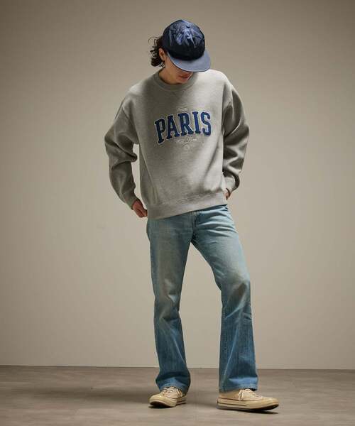 PARIS SAINT-GERMAIN(パリサンジェルマン)の「【Paris Saint-Germain 】JP ChenilleSweat From Paris With Love(ニット/セーター・メンズ・ネイビー/グレー・X-LARGE/LARGE/MEDIUM)」の13枚目の写真