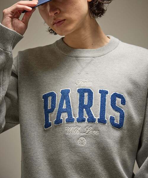 PARIS SAINT-GERMAIN(パリサンジェルマン)の「【Paris Saint-Germain 】JP ChenilleSweat From Paris With Love(ニット/セーター・メンズ・ネイビー/グレー・X-LARGE/LARGE/MEDIUM)」の9枚目の写真