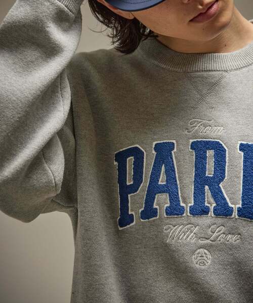 PARIS SAINT-GERMAIN(パリサンジェルマン)の「【Paris Saint-Germain 】JP ChenilleSweat From Paris With Love(ニット/セーター・メンズ・ネイビー/グレー・X-LARGE/LARGE/MEDIUM)」の7枚目の写真