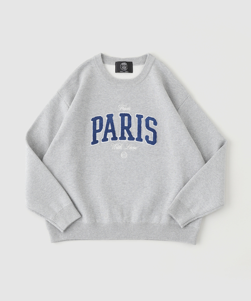 PARIS SAINT-GERMAIN(パリサンジェルマン)の「【Paris Saint-Germain 】JP ChenilleSweat From Paris With Love(ニット/セーター・メンズ・ネイビー/グレー・X-LARGE/LARGE/MEDIUM)」の12枚目の写真