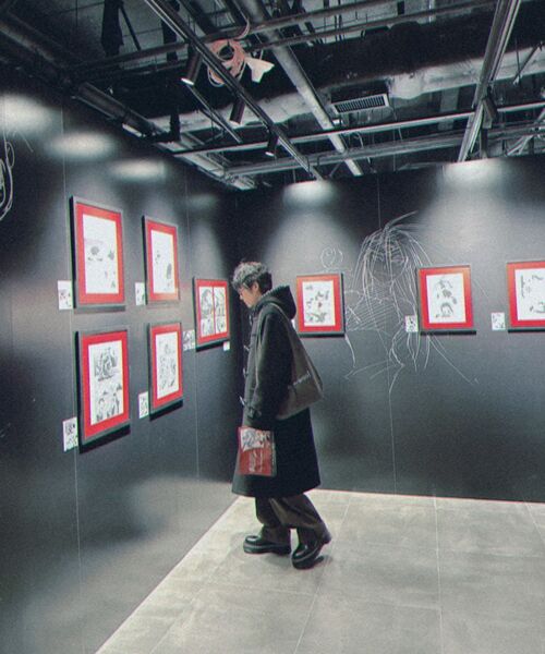 THECOLDESTMOMENT(ザコールデストモーメント)の「TCM stripe hooded zip-up (charcoal/black)(パーカー・レディース・その他・L/M/S)」の5枚目の写真
