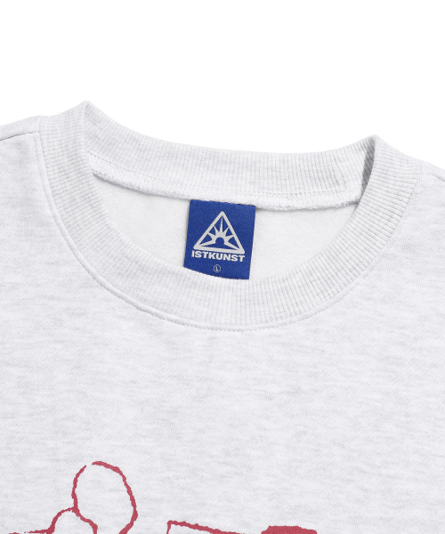 ISTKUNST(イストクンスト)の「CIRCUS BEAR SWEATSHIRTS_LIGHT GREY(IK2DFMM454A)(スウェット・レディース・その他・L/M/S)」の3枚目の写真