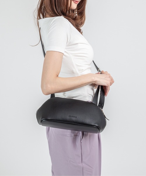 ADD CULUMN(アドカラム)の「【ADD CULUMN/アドカラム】ボディバッグ FIGRE BODYBAG(ボディバッグ/ウエストポーチ・レディース・アイボリー/ブラック/ピンク/ブラウン・FREE)」の7枚目の写真