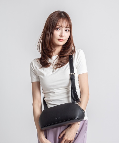 ADD CULUMN(アドカラム)の「【ADD CULUMN/アドカラム】ボディバッグ FIGRE BODYBAG(ボディバッグ/ウエストポーチ・レディース・アイボリー/ブラック/ピンク/ブラウン・FREE)」の6枚目の写真