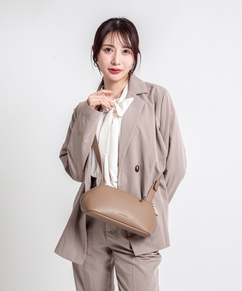 ADD CULUMN(アドカラム)の「【ADD CULUMN/アドカラム】ボディバッグ FIGRE BODYBAG(ボディバッグ/ウエストポーチ・レディース・アイボリー/ブラック/ピンク/ブラウン・FREE)」の10枚目の写真