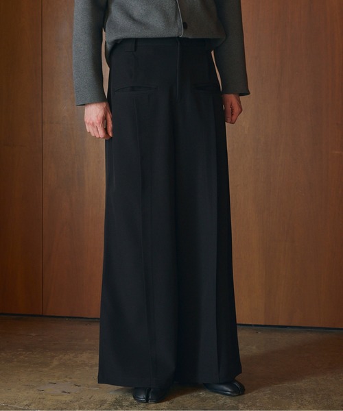 CIASENSE(シアセンス)の「Front Pocket Tuck Slacks / フロントポケットタックスラックス(スラックス・メンズ・ブラック・S/M/L)」の5枚目の写真