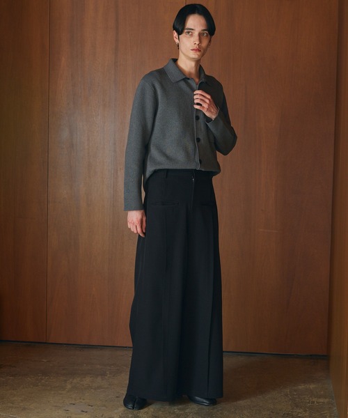 CIASENSE(シアセンス)の「Front Pocket Tuck Slacks / フロントポケットタックスラックス(スラックス・メンズ・ブラック・S/M/L)」の7枚目の写真