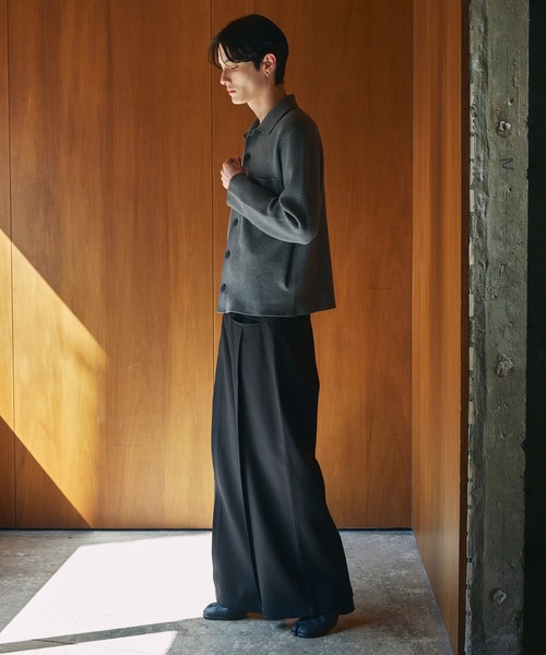 CIASENSE(シアセンス)の「Front Pocket Tuck Slacks / フロントポケットタックスラックス(スラックス・メンズ・ブラック・S/M/L)」の8枚目の写真