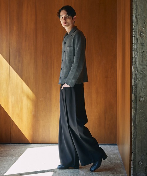 CIASENSE(シアセンス)の「Front Pocket Tuck Slacks / フロントポケットタックスラックス(スラックス・メンズ・ブラック・S/M/L)」の9枚目の写真
