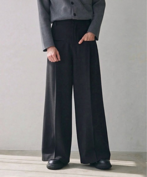 CIASENSE(シアセンス)の「Front Pocket Tuck Slacks / フロントポケットタックスラックス(スラックス・メンズ・ブラック・S/M/L)」の16枚目の写真