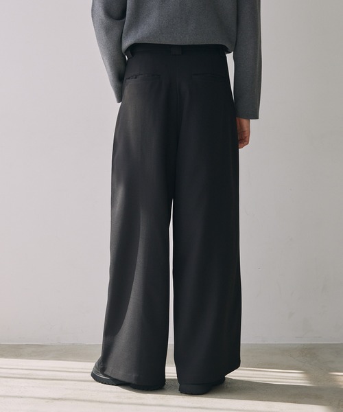 CIASENSE(シアセンス)の「Front Pocket Tuck Slacks / フロントポケットタックスラックス(スラックス・メンズ・ブラック・S/M/L)」の22枚目の写真