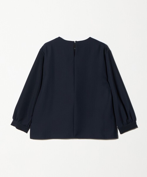 A DAY IN THE LIFE UNITED ARROWS（アデイインザライフユナイテッドアローズ）の「ダブルクロス メタルパーツ 8分袖ブラウス ‐ウォッシャブル‐＜A DAY IN THE LIFE＞（シャツ/ブラウス・レディース・ネイビー/ベージュ/ダークグレー・FREE）」の12枚目の写真