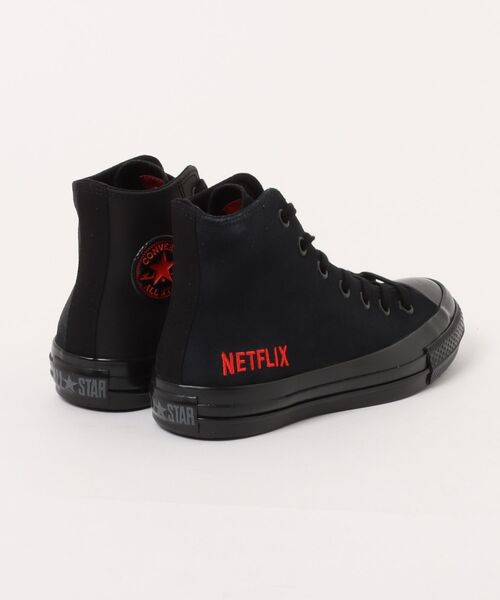 CONVERSE(コンバース)の「【CONVERSE】コンバース ALL STAR AGED HI / NETFLIX(オールスター エイジド HI/ネットフリックス)(スニーカー・レディース・ブラック・4/5/5.5/4.5)」の2枚目の写真