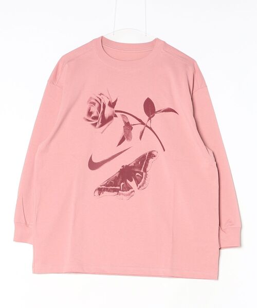 NIKE（ナイキ）の「ナイキ NIKE ナイキ  NSW VDAY OS L/S Tシャツ（Tシャツ/カットソー・レディース・スモークピンク/ホワイト/ブラック・S/M/L）」の15枚目の写真