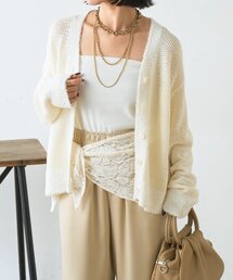 Jena espace merveilleux | 【羽織るだけ映え】ファンシーヤーンニットカーディガン(カーディガン/ボレロ)