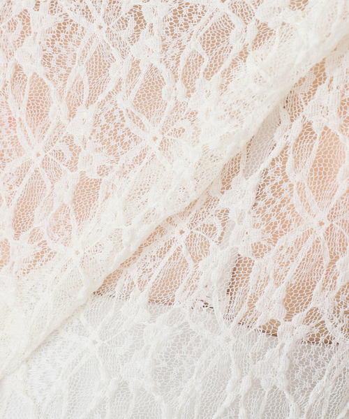 La TOTALITE（ラトータリテ）の「【洗える】レースカフスカットソー（Tシャツ/カットソー・レディース・ホワイト系その他・FREE）」の2枚目の写真