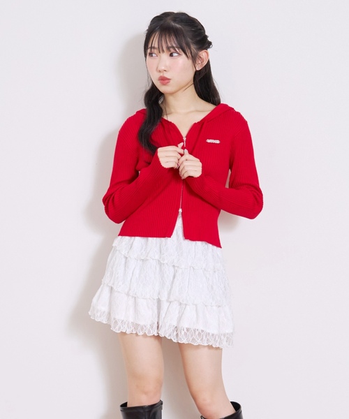 LOVETOXIC(ラブトキシック)の「アソートティアードフリルスカート(スカート・キッズ・ブルー/オフホワイト・M:150cm/L:160cm/130cm/S:140cm)」の8枚目の写真