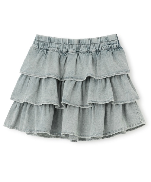 LOVETOXIC(ラブトキシック)の「アソートティアードフリルスカート(スカート・キッズ・ブルー/オフホワイト・M:150cm/L:160cm/130cm/S:140cm)」の14枚目の写真